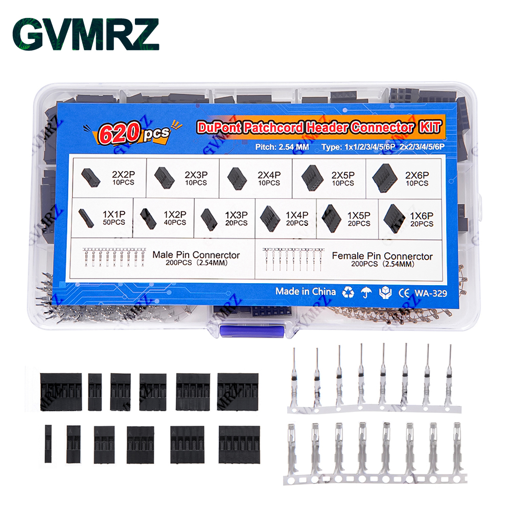 620PCS DuPont Header Connector - Diy Electronics Project Kit ulasan dan harga