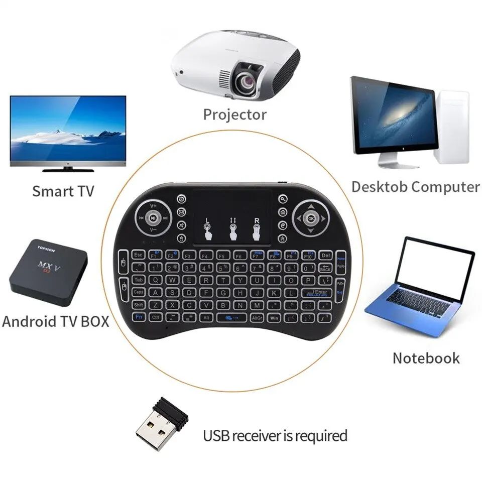 Mini Wireless Keyboard 2.4GHz  - Diy Mouse Electronics ulasan dan harga