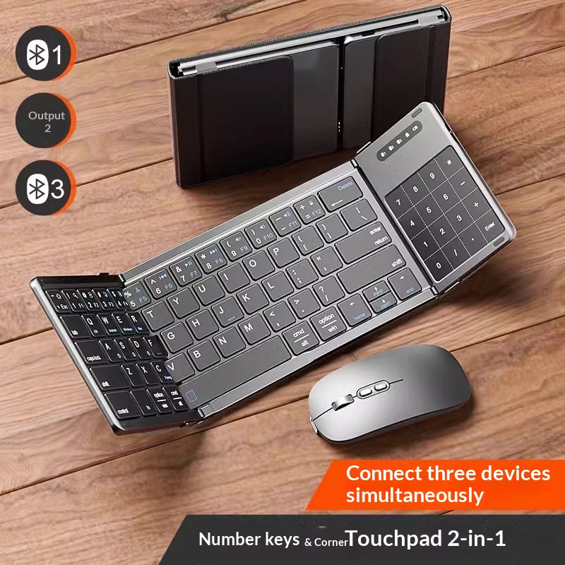 Mengzu Tri Fold Wireless Bluet - Diy Mouse Electronics ulasan dan harga