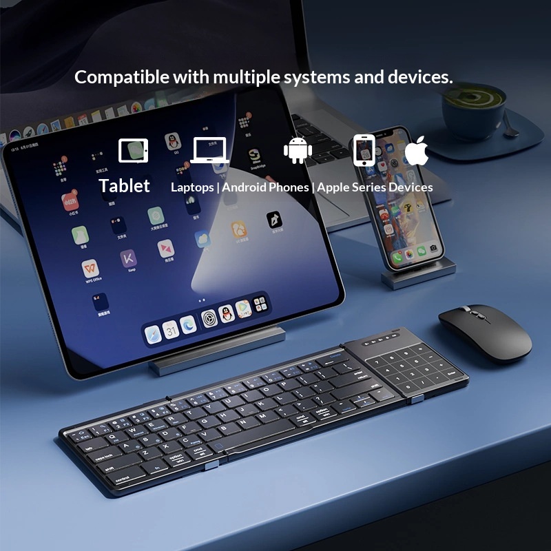 Mengzu Tri Fold Wireless Bluet - Diy Mouse Electronics ulasan dan harga