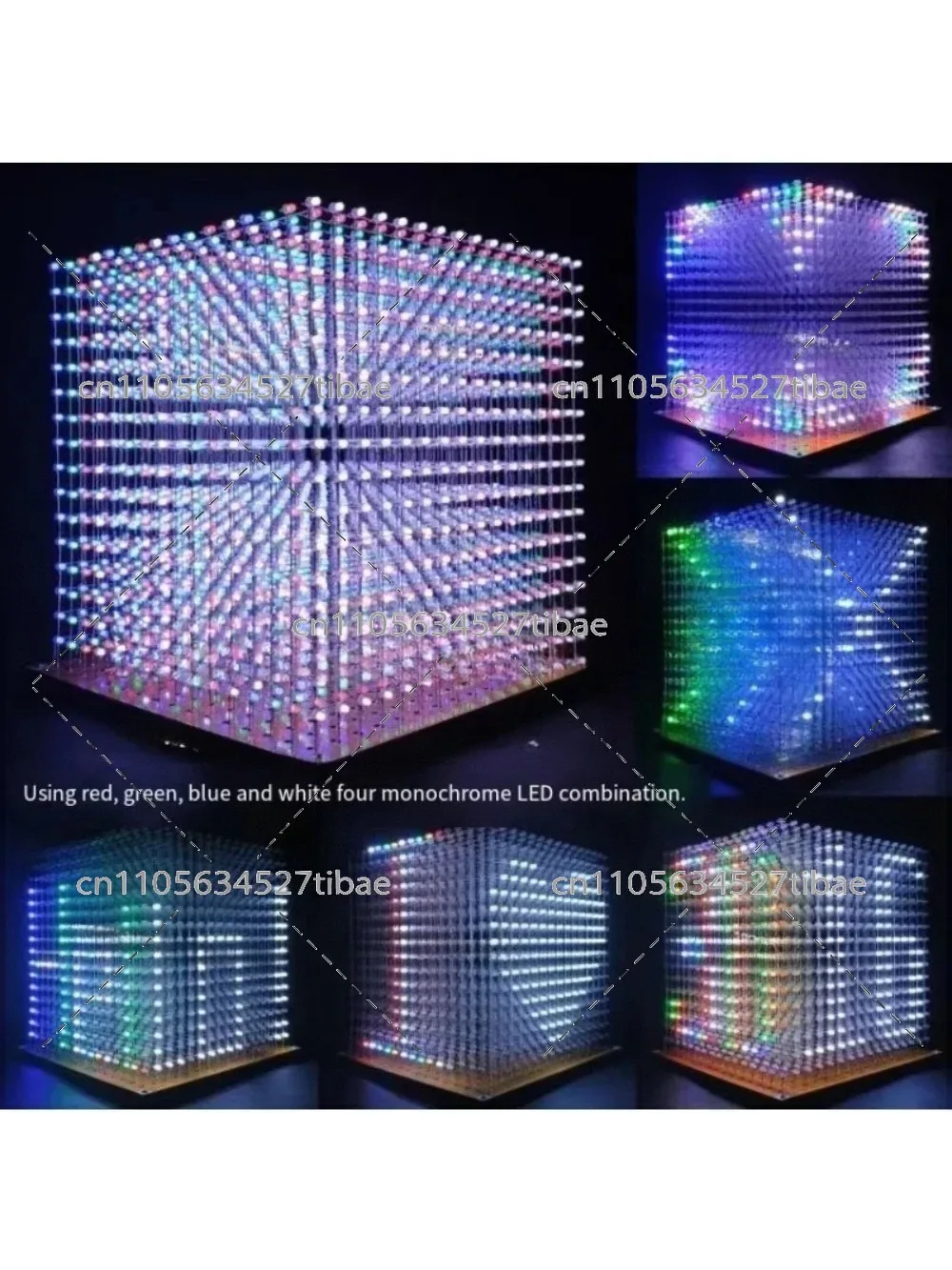 3D16mini Light Cube Kit 16x16x - Diy Electronics Project Kit ulasan dan harga