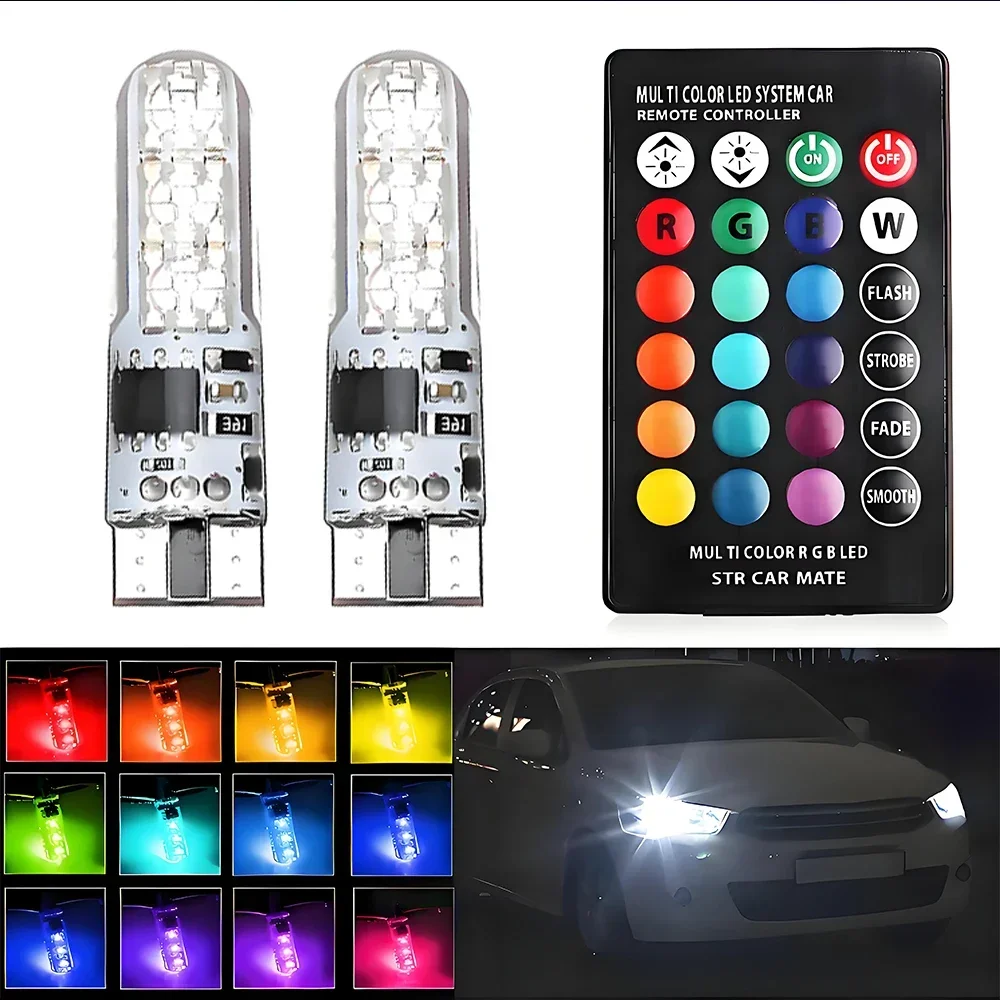 2 PCS New T10 Silicone 5050-6S - Diy Lamp Electronics ulasan dan harga