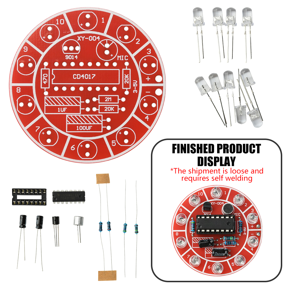 3–5V DC Voice-Controlled Rotat - Diy Electronics For Kids ulasan dan harga