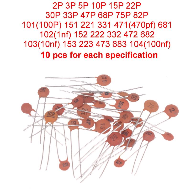 【Y】Assorted Ceramic Capacitor  - Diy Electronics Components Kit ulasan dan harga