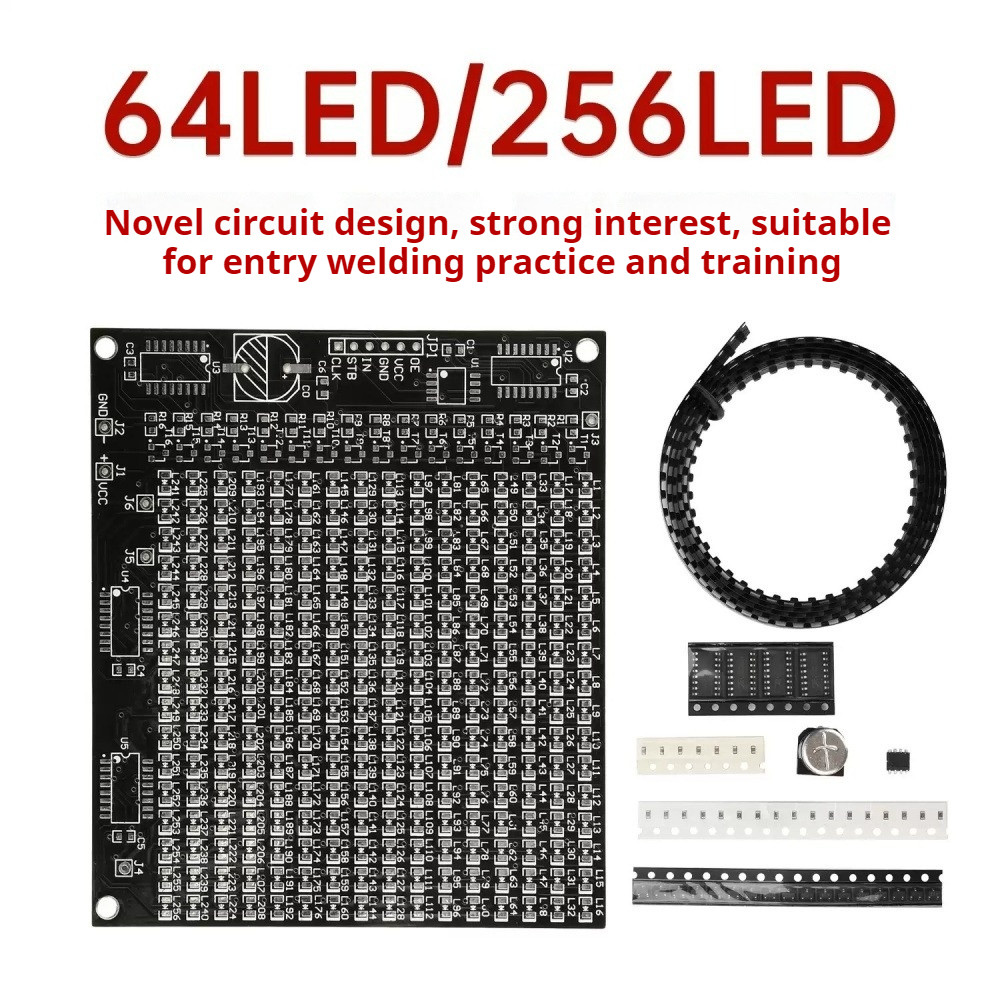 64/256 LED SMD Dot Matrix Adve - Diy Electronics Components Kit ulasan dan harga
